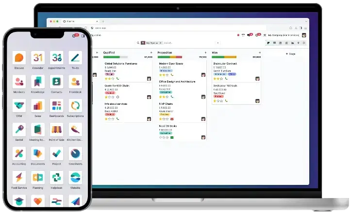 Sistema de gestão ERP MODULAR